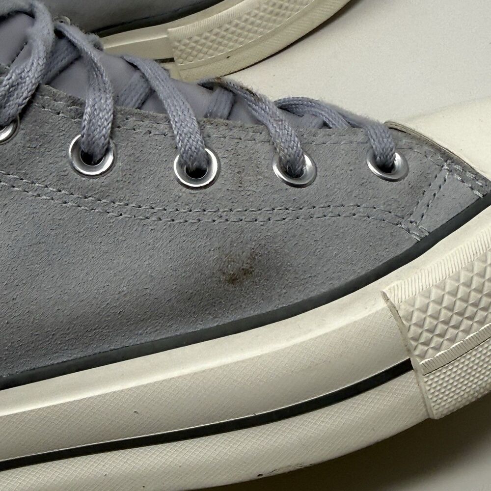 Converse All Star Chuck Lift Platform High Shoes Womens 9 Blue Gray Suede Retro - Picture 6 of 16
